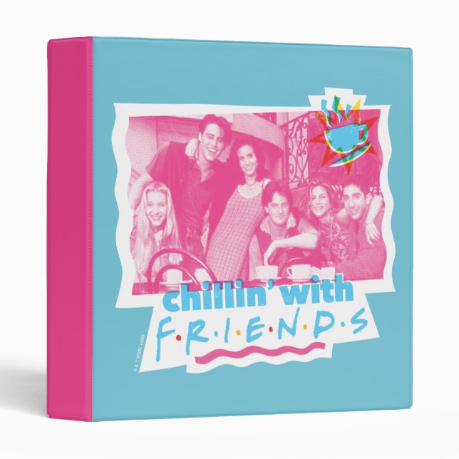 Chillin' with FRIENDS™ 3 Ring Binder (Front/Spine)
