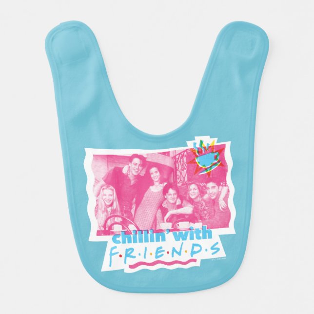 Chillin' with FRIENDS™ Baby Bib (Front)