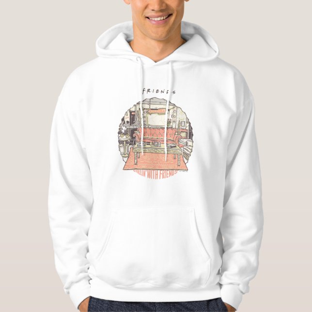 Chillin' with FRIENDS™ Cartoon 2 Hoodie (Front)