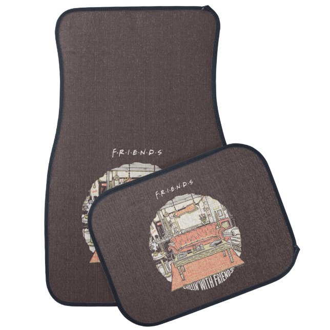 Chillin' with FRIENDS™ Cartoon Car Floor Mat (Set)