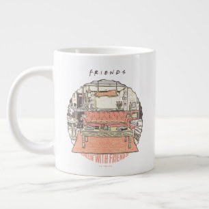 Chillin' with FRIENDS™ Cartoon Giant Coffee Mug