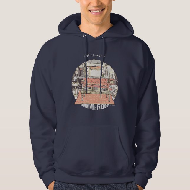 Chillin' with FRIENDS™ Cartoon Hoodie (Front)