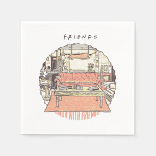 Chillin' with FRIENDS™ Cartoon Napkins