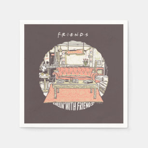 Chillin' with FRIENDS™ Cartoon Napkins
