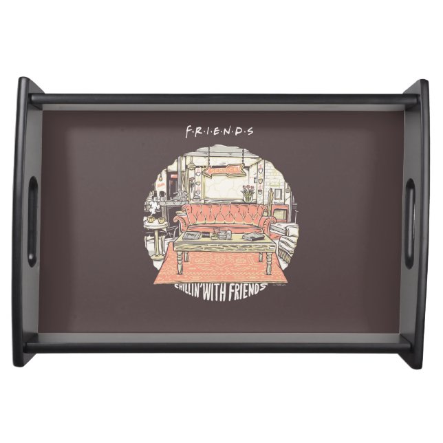Chillin' with FRIENDS™ Cartoon Serving Tray (Front)