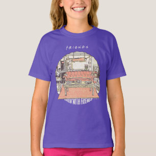 Chillin' with FRIENDS™ Cartoon T-Shirt