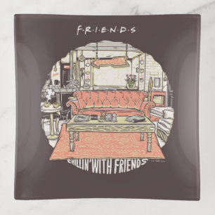 Chillin' with FRIENDS™ Cartoon Trinket Tray