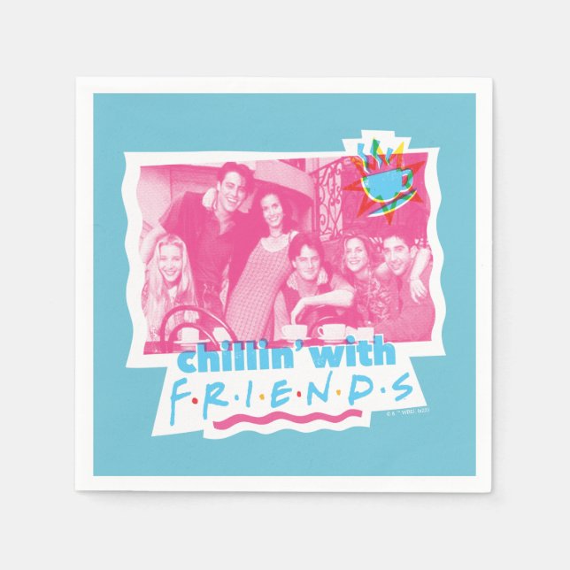 Chillin' with FRIENDS™ Napkins (Front)