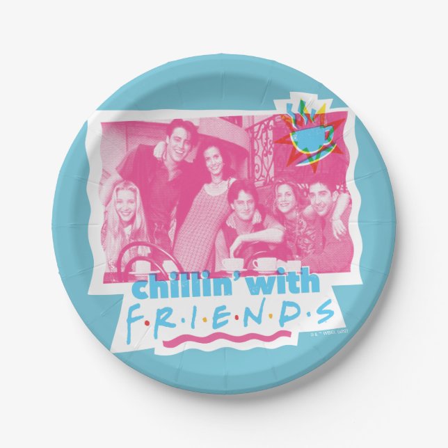 Chillin' with FRIENDS™ Paper Plates (Front)
