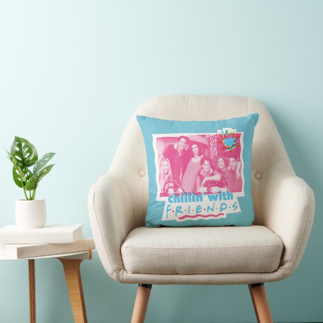 Chillin' with FRIENDS™ Throw Pillow (Chair)