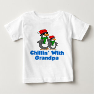 Chillin' With Grandpa Baby T-Shirt