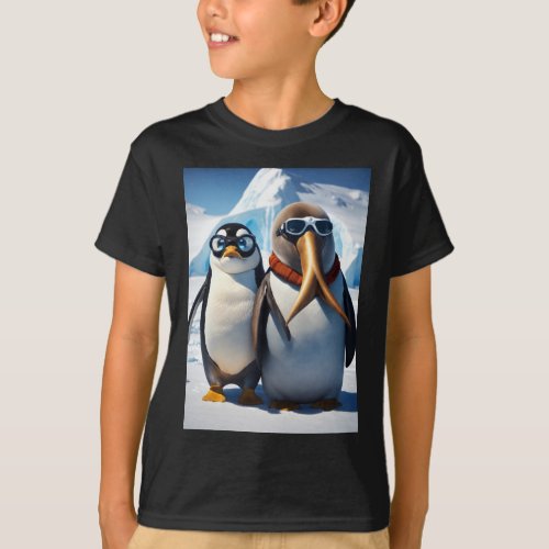 Chillin with Kings Penguin Party on Ice T_Shirt