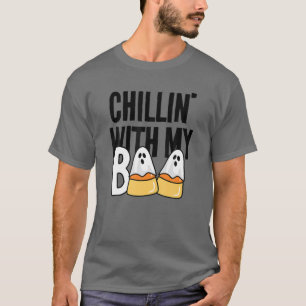 Chillin' With My Boo Candy Corn Funny Kids Adults T-Shirt