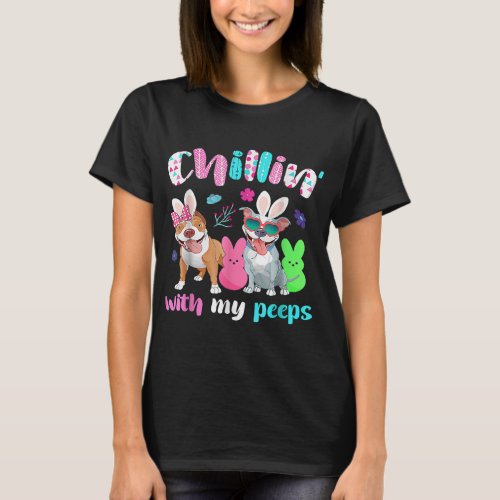 Chillin With My Bunny Dog Lover Easter Men Women K T_Shirt