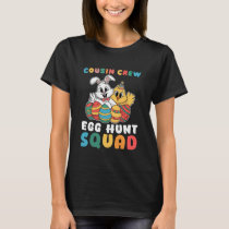 Chillin with my easter squad Egg crew Bunny Funny  T-Shirt