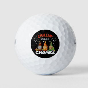 Chillin With My Gnomes Christmas Golf Balls