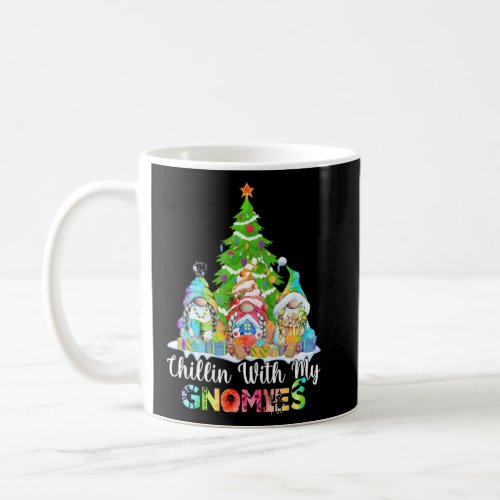Chillin With My Gnomie Christmas Matching Family P Coffee Mug