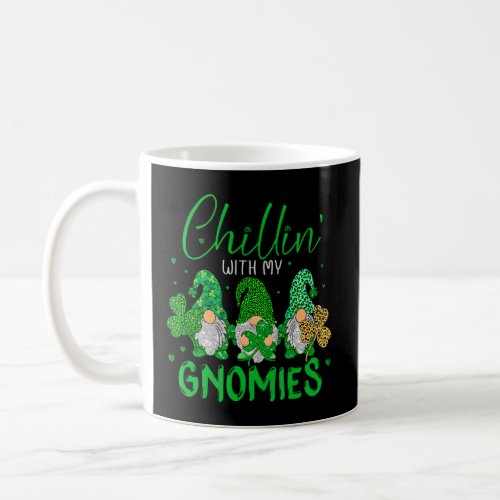 Chillin With My Gnomies Three Gnomes Leopard Patri Coffee Mug
