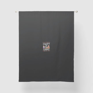 Chillin With My Slothmies Funny Sloth Ugly Christm Sheer Curtains