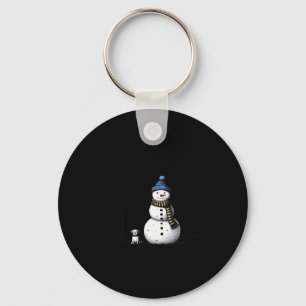 Chillin' With My Snowmies Christmas Frosty Snowman Keychain