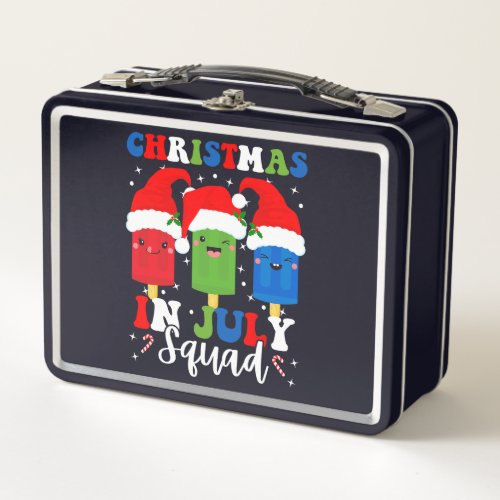 Chillin With My Snowmies Snowman Funny Christmas T Metal Lunch Box