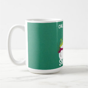 Chillin' With My Snowmies Xmas Snowman Coffee Mug