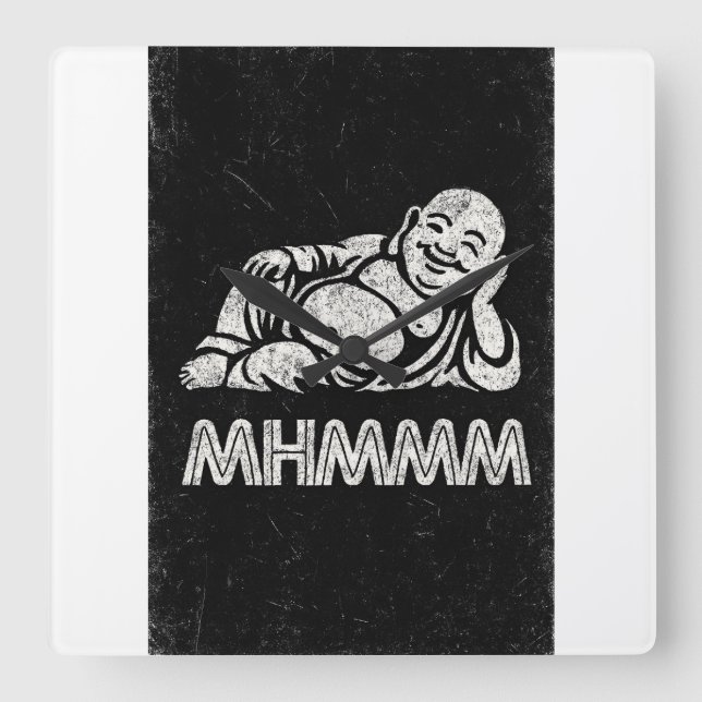 Chilling Buddha MHMM Wall Clock (Front)
