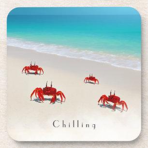Chilling – Customizable Cute Cork Beverage Coaster