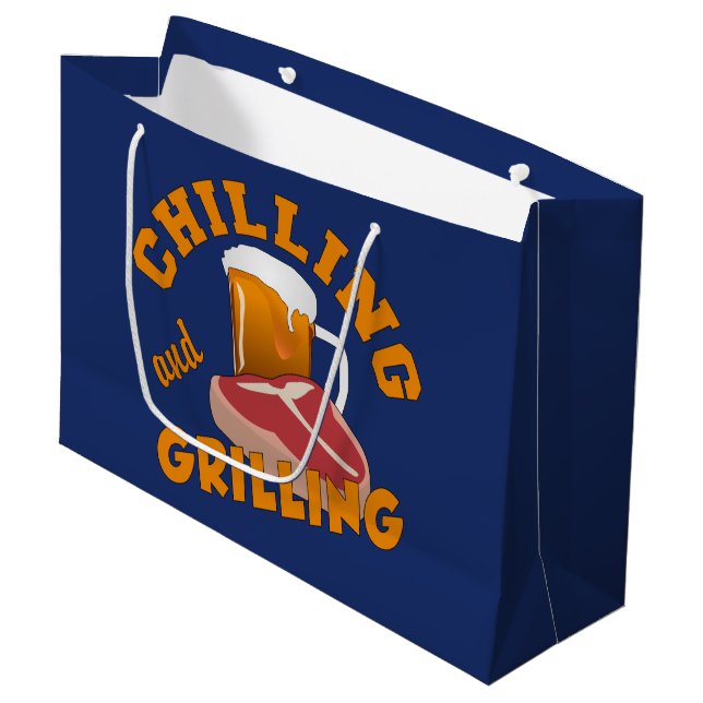 Chilling & Grilling gift bag (Front Angled)