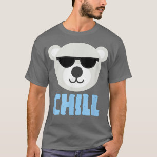 Chilling Polar Bear In Sun Glasses 501  T-Shirt
