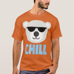 Chilling Polar Bear In Sun Glasses T-Shirt