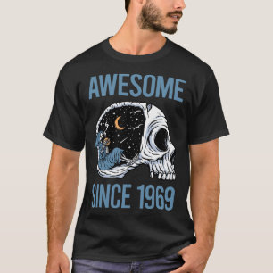 Chilling Skeleton - Awesome Since 1969 T-Shirt