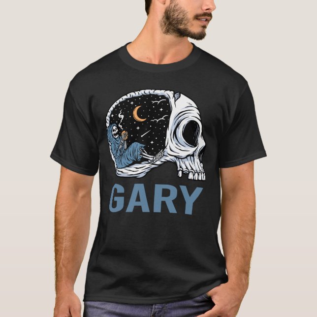 Chilling Skeleton - Gary T-Shirt (Front)