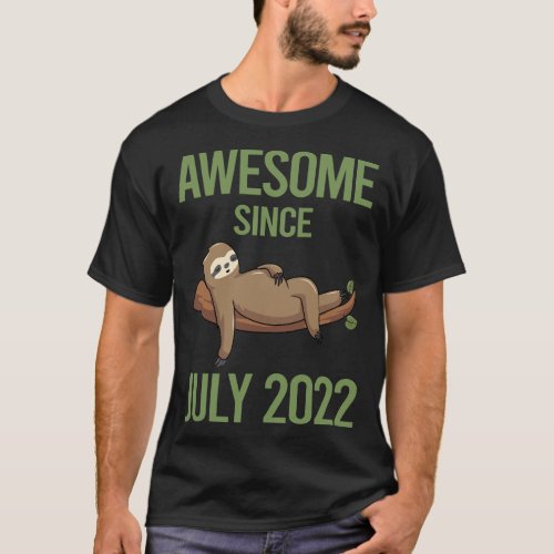 Chilling Sloth _ July 2022 T_Shirt