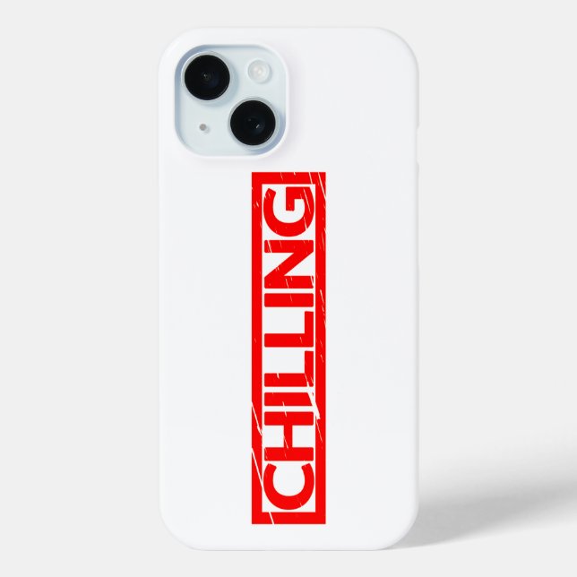 Chilling Stamp Case-Mate iPhone Case (Back)
