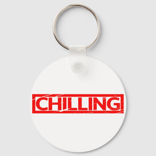 Chilling Stamp Keychain (Front)