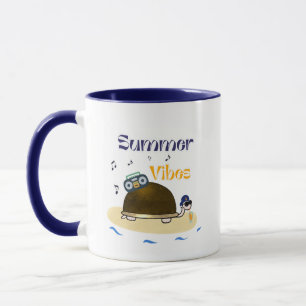 Chilling turtle mug