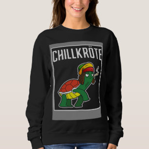 Chillkröte Couple Weed Sweatshirt