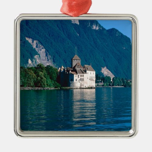 Chillon Castle Metal Ornament