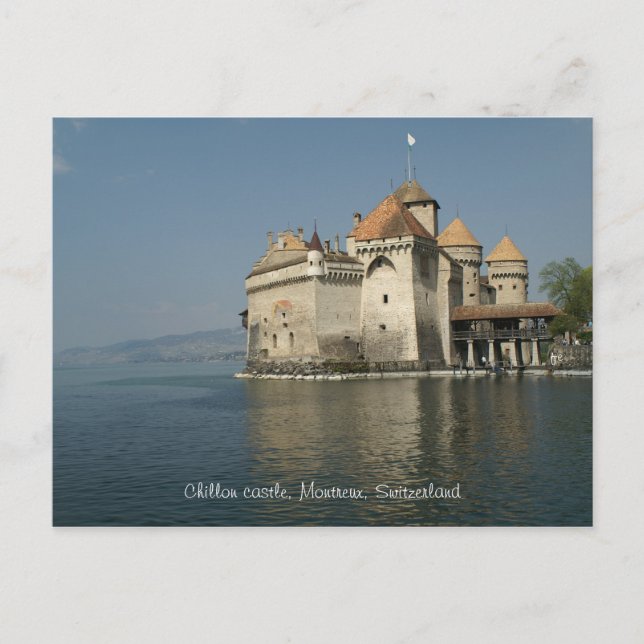 Chillon castle, Montreux, Switzerland Postcard (Front)