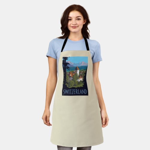 Chillon Castle  Switzerland Apron