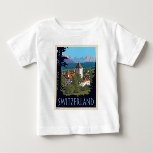 Chillon Castle  Switzerland Baby T_Shirt