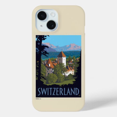 Chillon Castle  Switzerland iPhone 15 Case