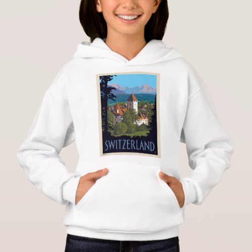 Chillon Castle  Switzerland Hoodie