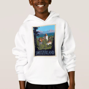 Chillon Castle Switzerland Hoodie
