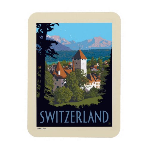 Chillon Castle  Switzerland Magnet