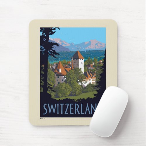 Chillon Castle  Switzerland Mouse Pad