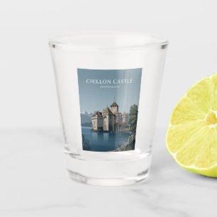 Chillon Castle Switzerland Shot Glass