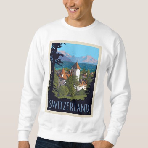 Chillon Castle  Switzerland Sweatshirt