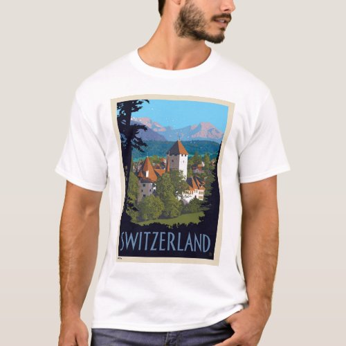 Chillon Castle  Switzerland T_Shirt